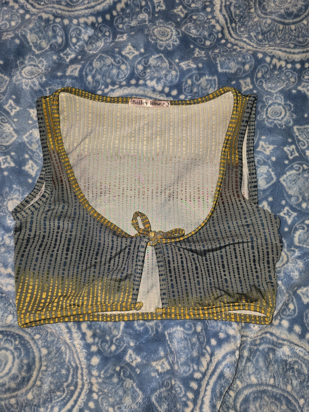 ✨ Bailey Rose Micro Crop Top — Size XS ✨